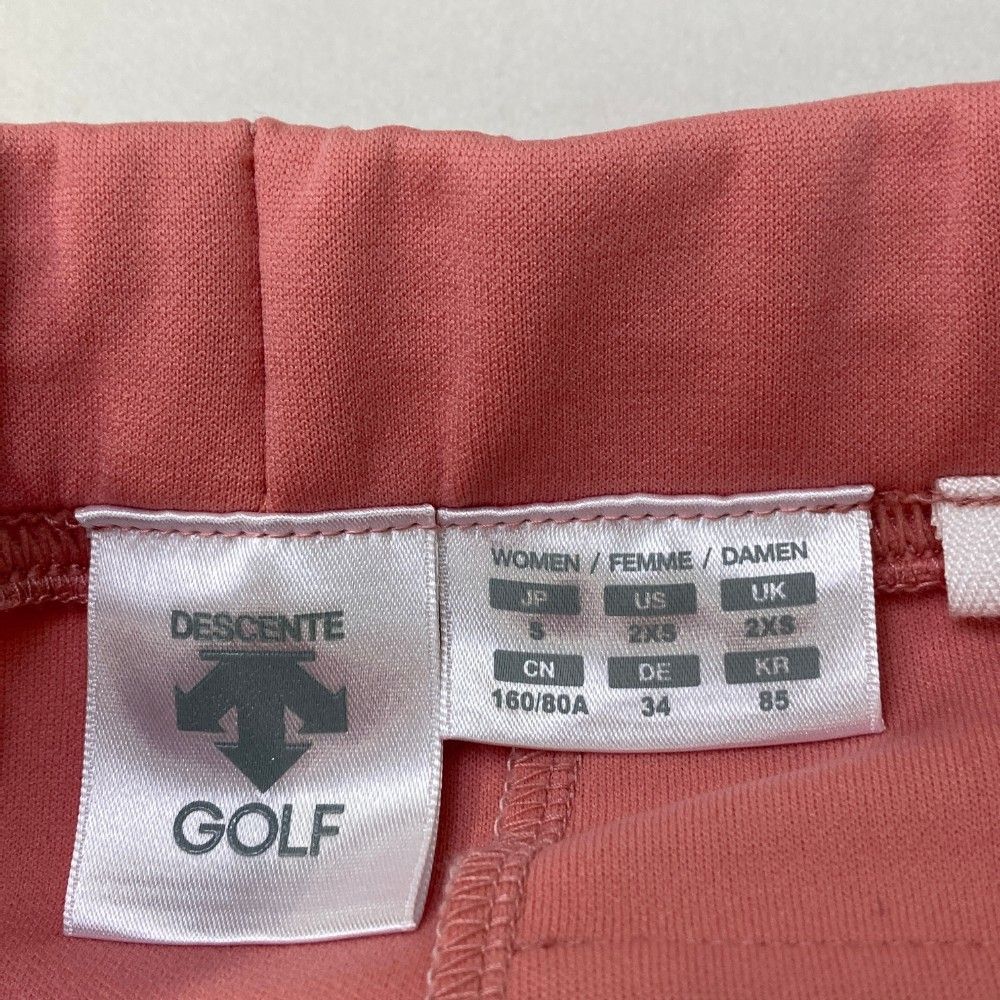 サイズ：S DESCENTE GOLF デサントゴルフ  スウェットスカート  ピンク系 [240101386543] ゴルフウェア レディース ストスト サイズ：S DESCENTE GOLF デサントゴルフ スウェットスカート