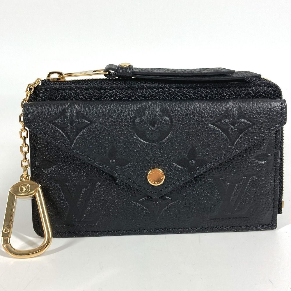 LOUIS VUITTON ルイヴィトン コインケース カードケース ポルト カルト・レクト ヴェルソ M69421 モノグラムアンプラントレザー ノワール ブラック