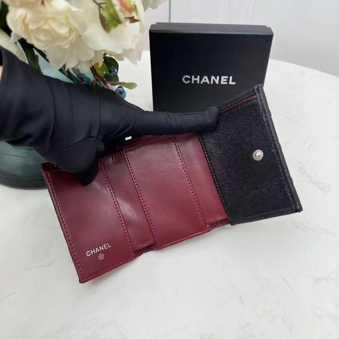 極美✨ CHANEL シャネル 三つ折り財布 折り財布