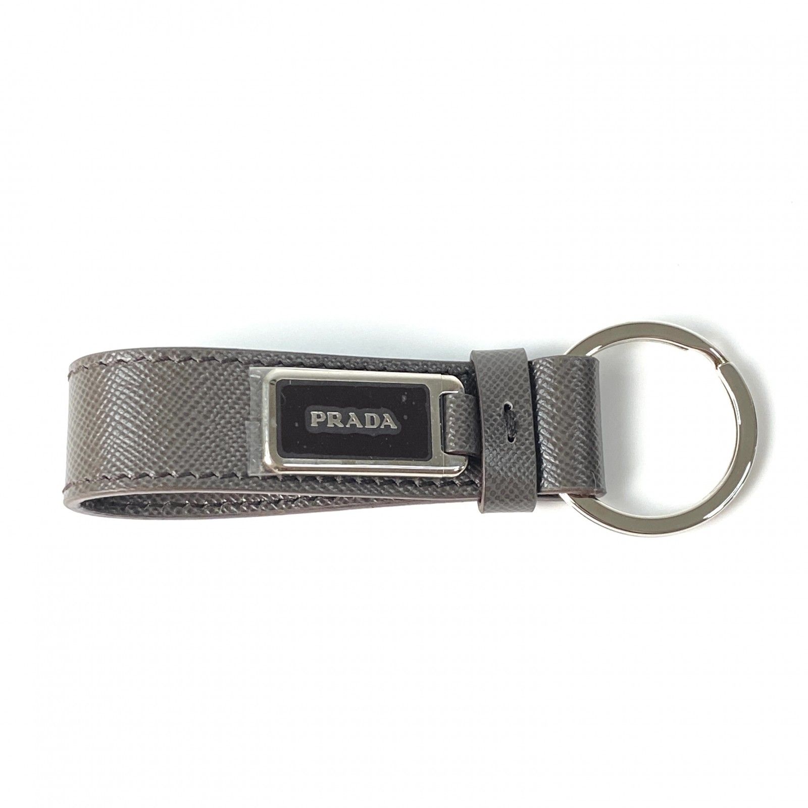 未使用 プラダ PRADA メンズ キーリング チャーム レザー - メルカリ