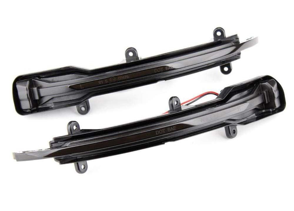 Audi アウディ 互換品 LED 流れる ドアミラー スモーク仕様 シーケンシャル ダイナミック ウインカー Q5 2008-2017 Q7 2010-2015 純正交換 安心の日本企業