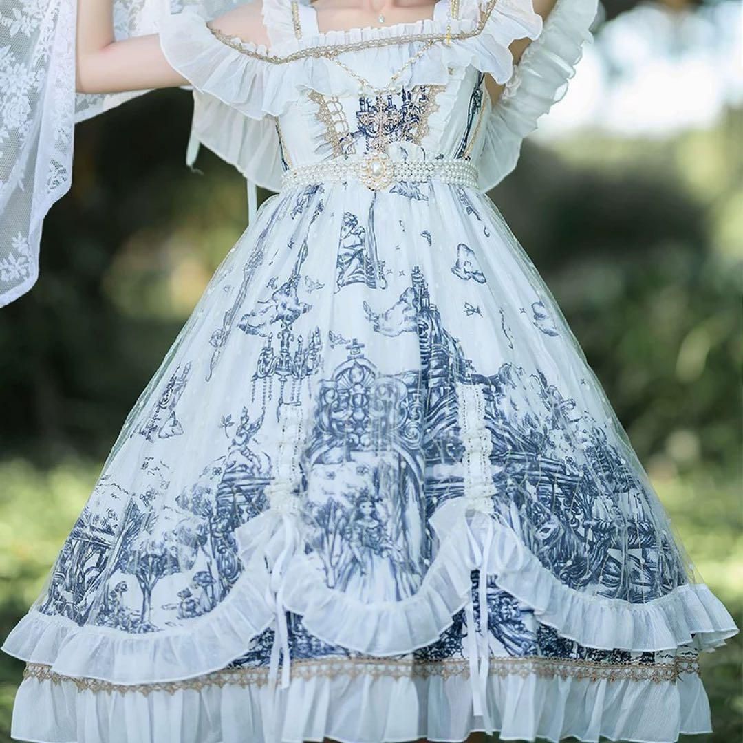 ロリータワンピース3点セット✨イベントや女子会にぴったり！ 新品未使用ロリータワンピース3点セット イベントや女子会に