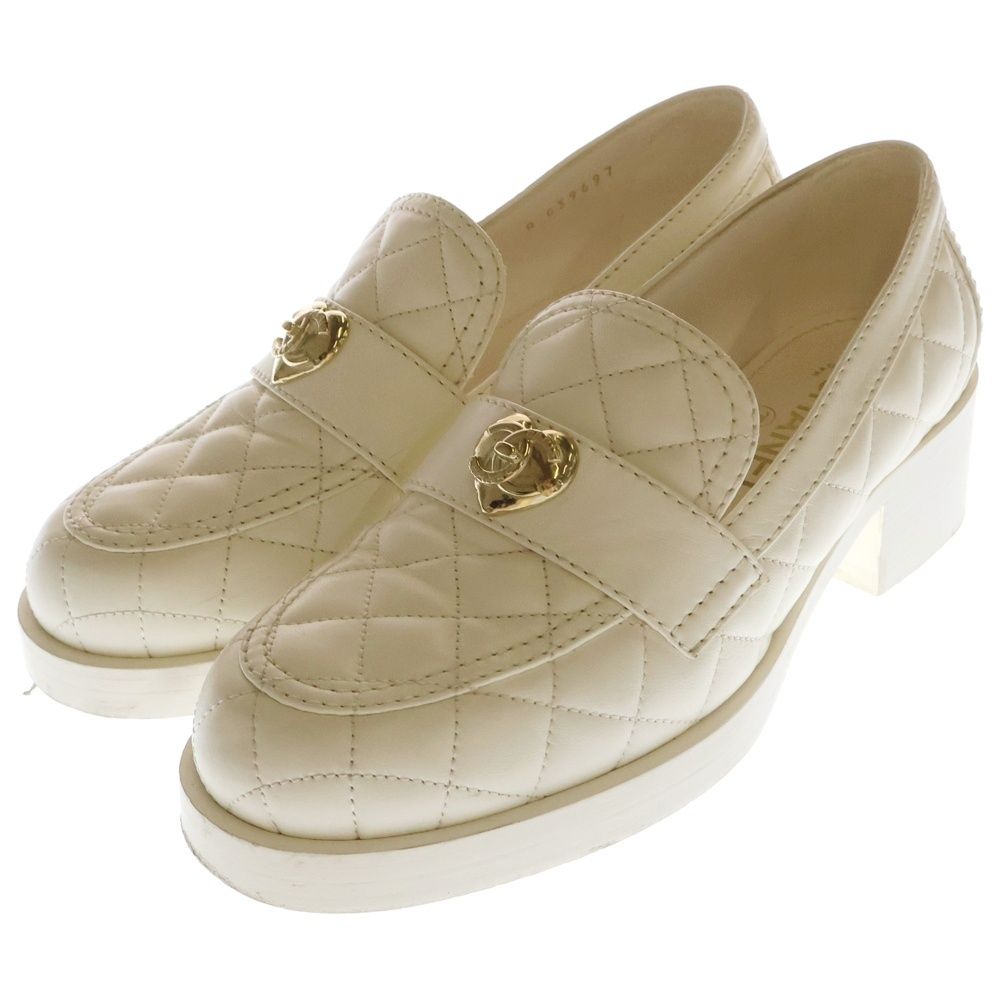 CHANEL (シャネル) ココマーク ハートターンロック キルティング