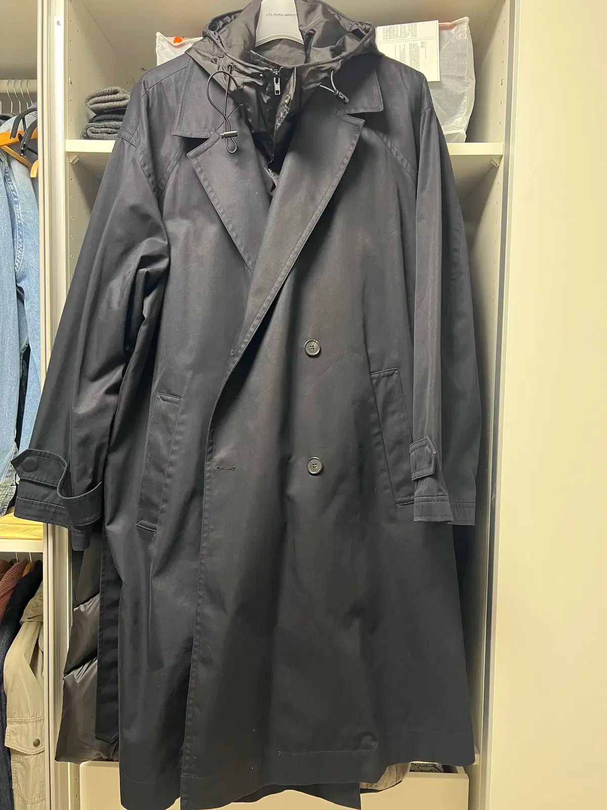 Juun.J 19SS レイヤード オーバーサイズ トレンチコート 46