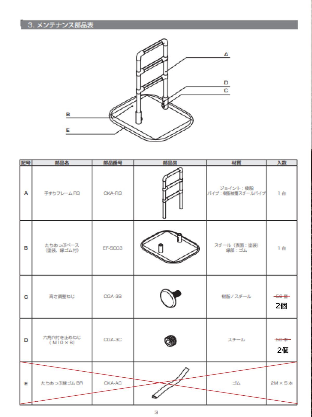 マット付 CGA-3