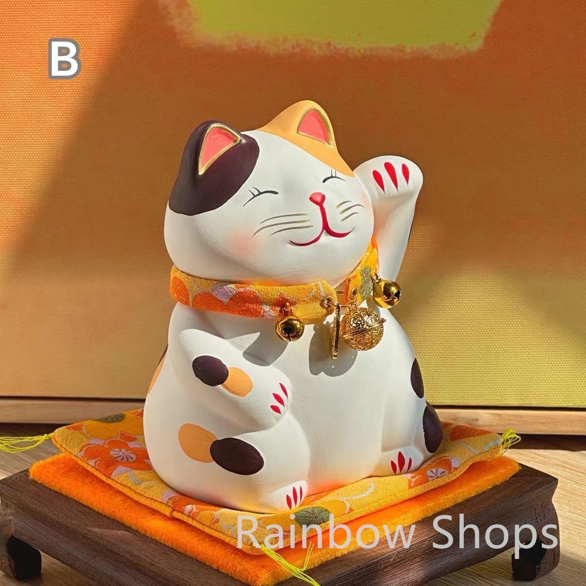 招き猫 貯金箱 置物 陶器 貯金箱招き猫 置物 開運 陶器 縁起物