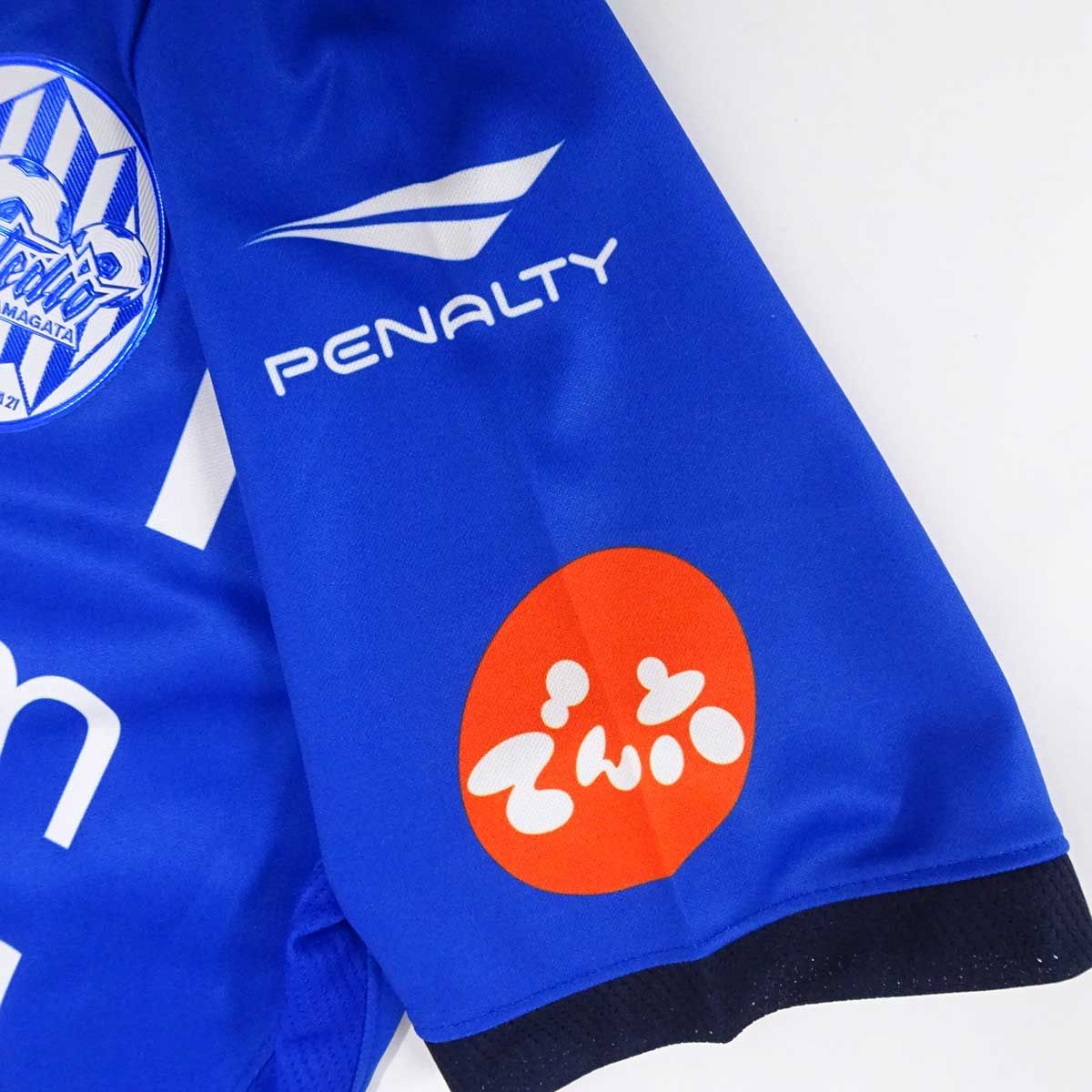 ◎モンテディオ山形　PENALTY サイン入り サッカーシャツ Lサイズ ペナルティ モンテディオ山形 ユニフォーム 寄せ書きサイン入り