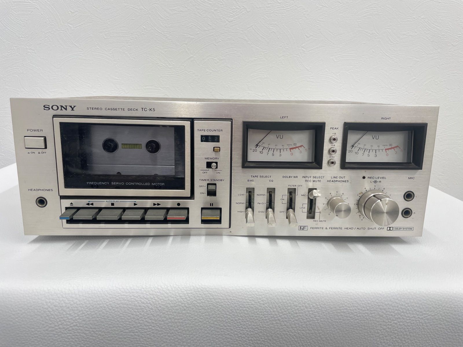 【再生確認済】SONY　ソニー カセットデッキ TC-K5 SONY TC-K5の仕様 ソニー