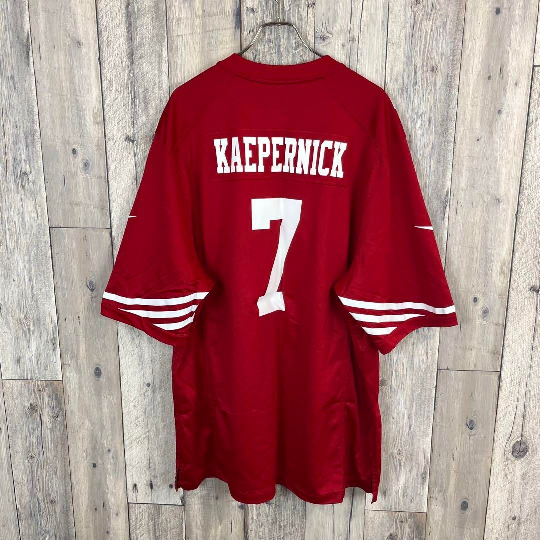 NFL × NIKE ナイキ 49ERS アメフト ゲームシャツ ユニフォーム - メルカリ