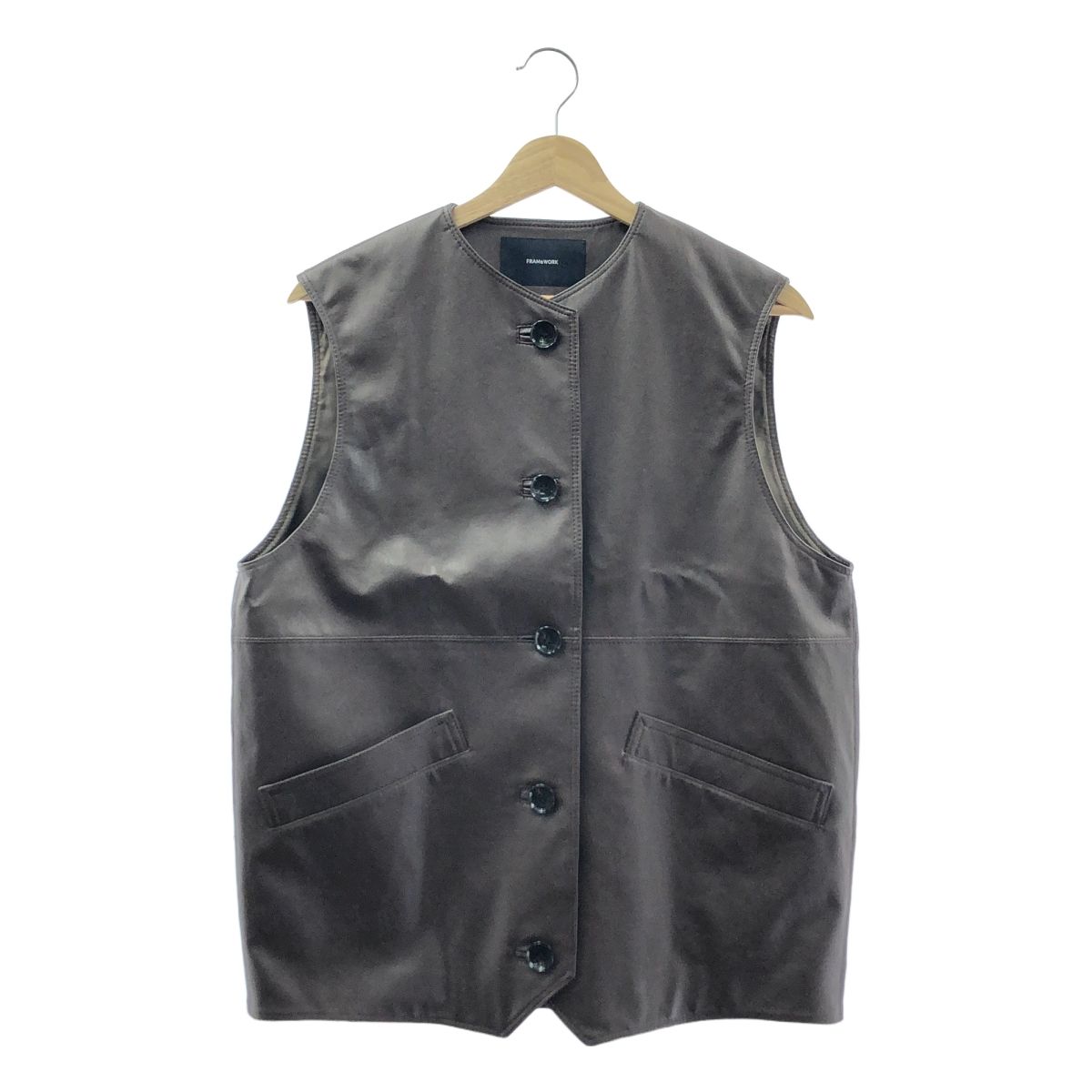 美品】 Framework / フレームワーク | 2024AW | フェイクレザーベスト