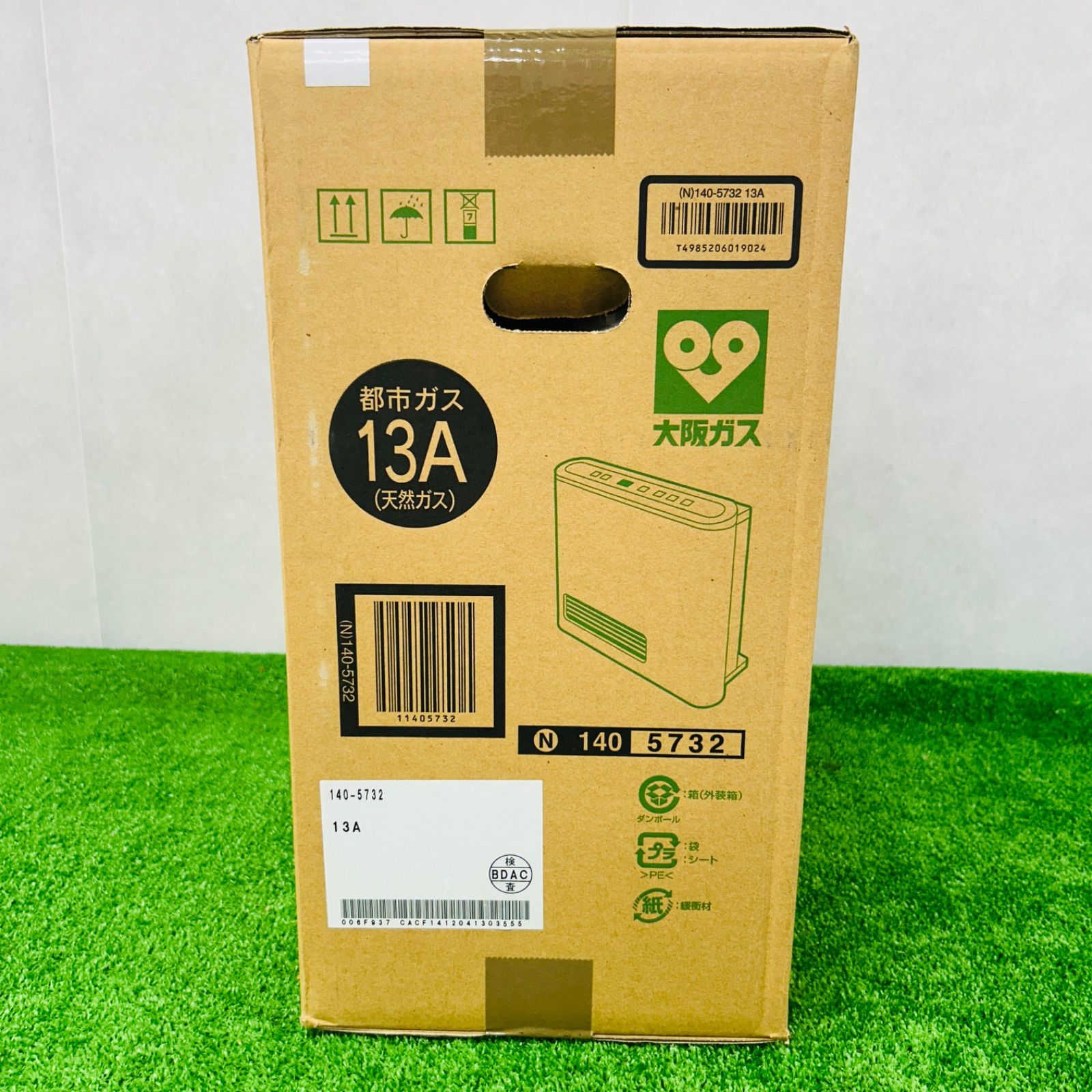 新品未開封】OSAKA GAS 大阪ガス ガスファンヒーター N140 5732