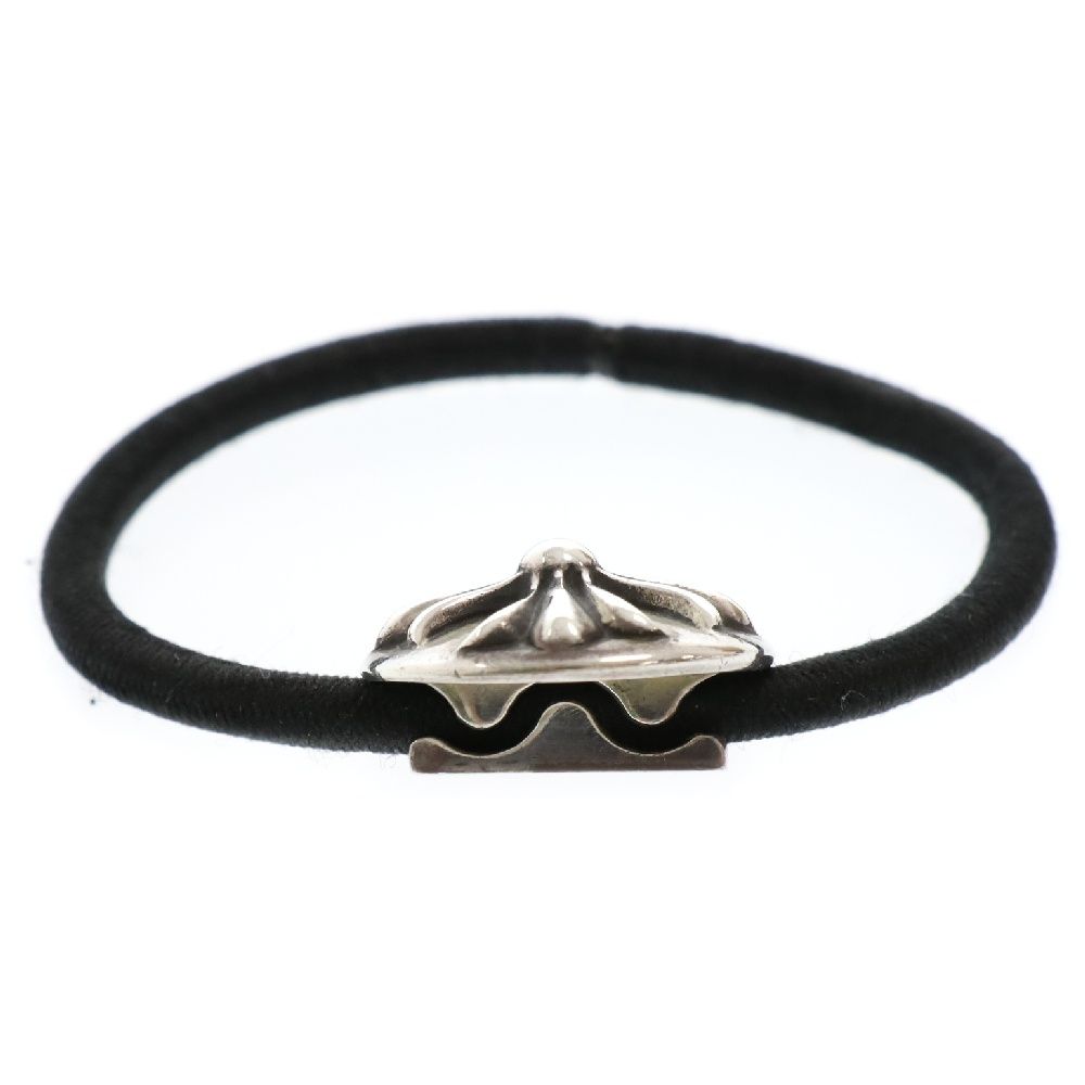 クロスボール クロスボール ボタン コンチョ ヘアゴム 925 ブレスレット