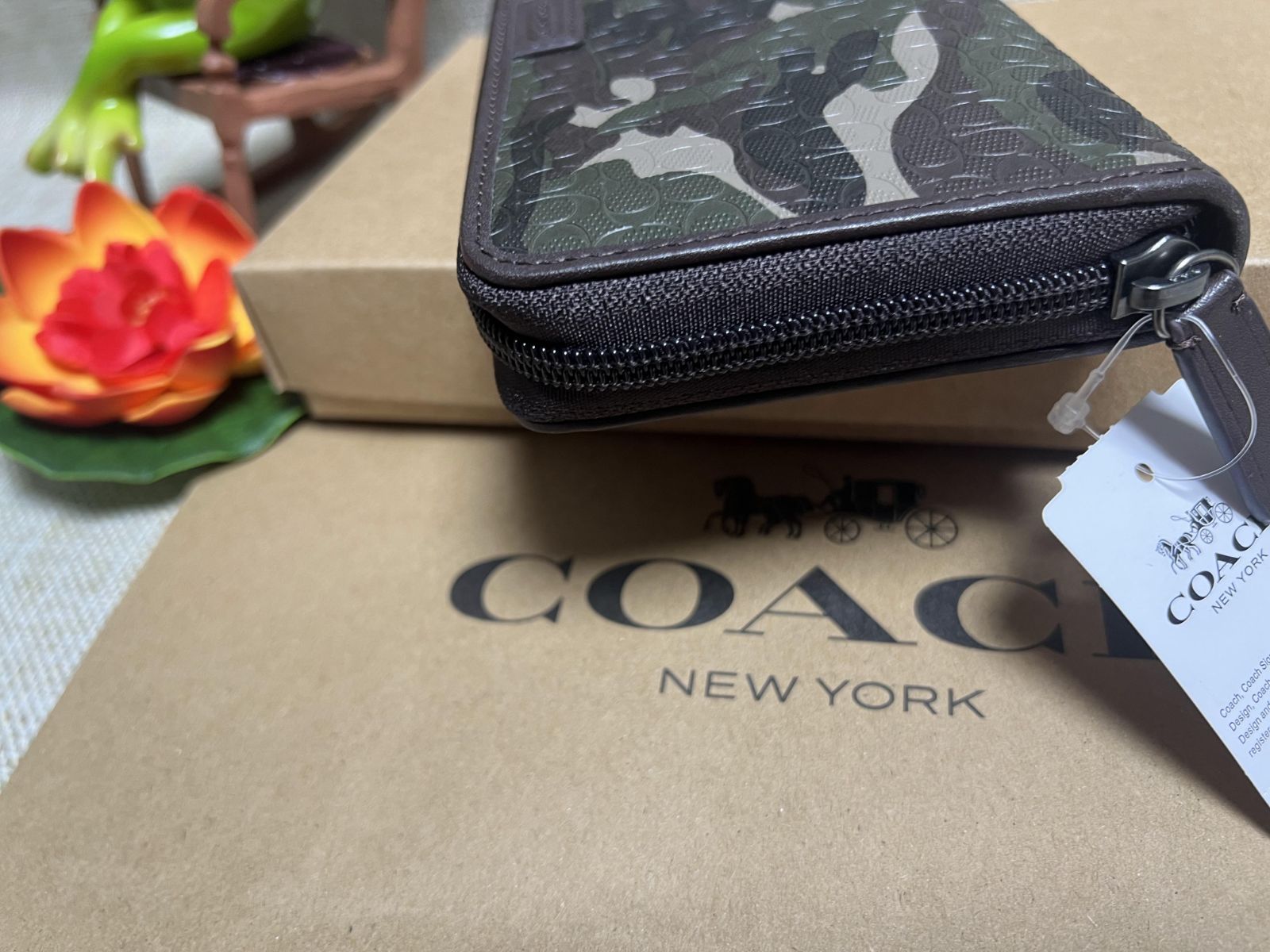 コーチ COACH 長財布 財布 ファティーグ カモフラージュ 迷彩 メンズ