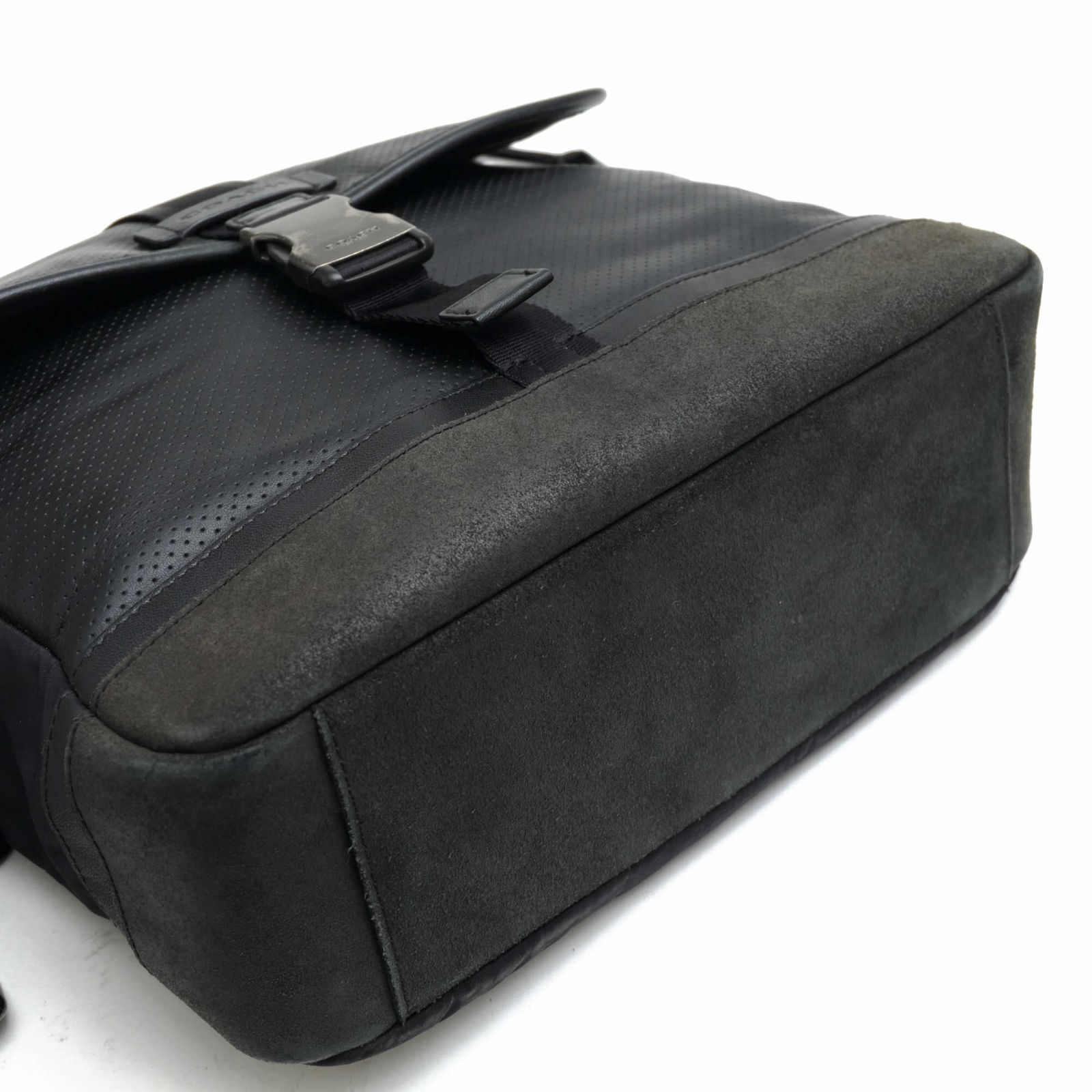 コーチ／COACH バッグ ショルダーバッグ 鞄 メンズ 男性 男性用レザー 革 本革 ブラック 黒  F71552 Varick Map Bag In Leather ヴァリック パフォレイテッド レザー マップ バッグ フラップ式 メッセンジャーバッグ