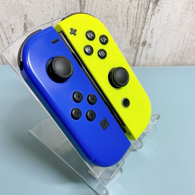 準美品 人気カラー ブルー イエロー Switch 左右セット ジョイコン