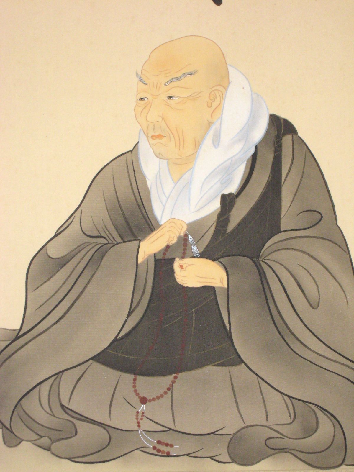 掛軸 金武翠輝 親鸞聖人御影 共箱 六字名号 掛け軸 親鸞聖人御影◇金武翠輝（真筆・新品）