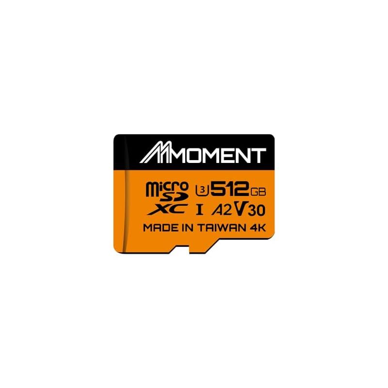 ♥品 MMOMENT MicroSDXCカード 512GB A2 | V30 | U3 | Switch対応|SDアダプター付 読込最大100MB|s 0