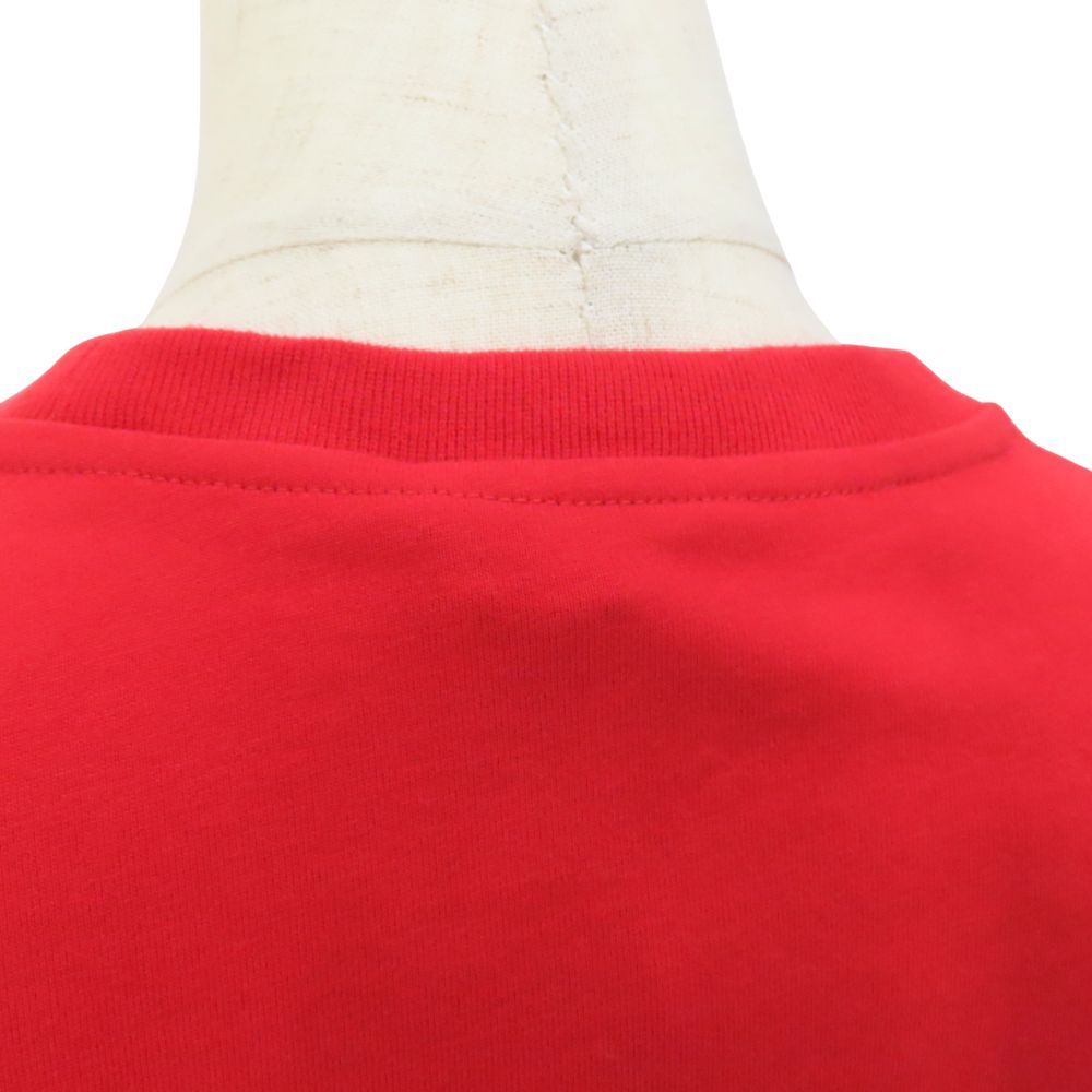  モンクレール MONCLER MAGLIA 半袖Tシャツ レッド サイズ12 A 約152 cm コットン ロゴプリント ビッグMデザイン メンズ レディース 無料ギフトラッピング承ります 半袖(Tシャツ) Tシャツ カットソー