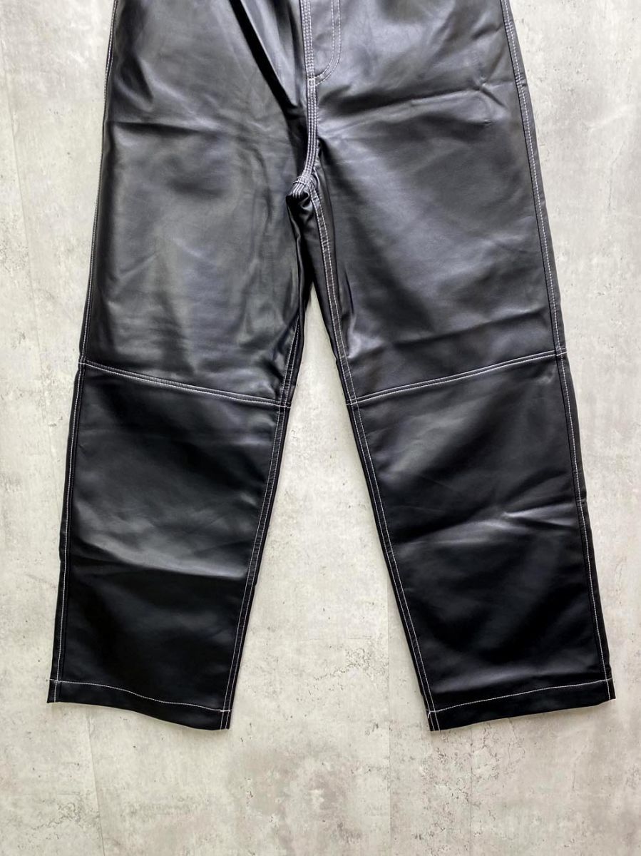 フェイクレザー ストレート