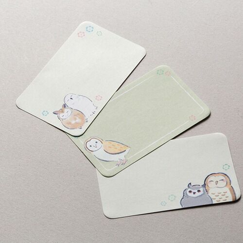 まとめ エヌビー ふせん ふくろう ゆるらか 4844404 ×25セット