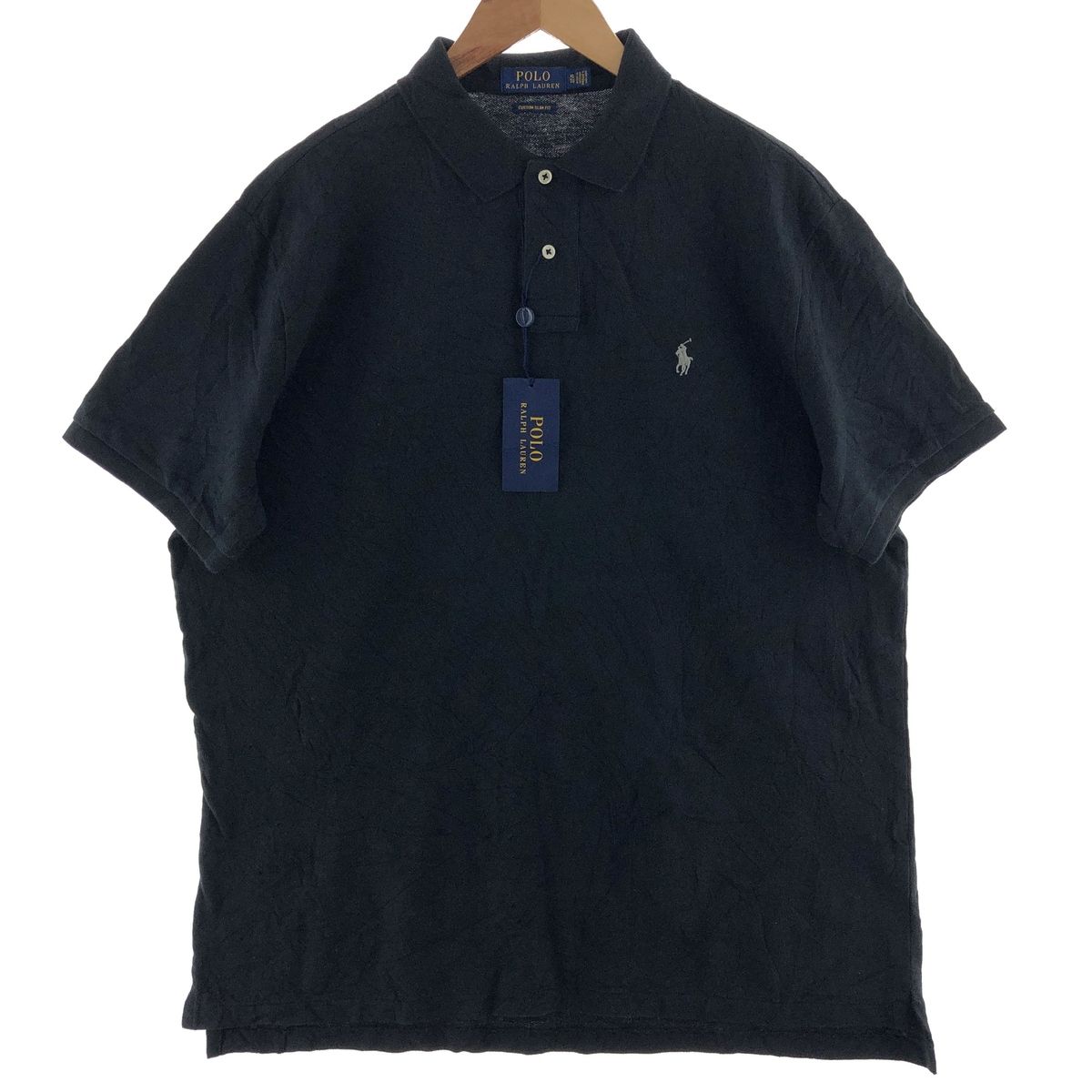 デッドストック DEADSTOCK ラルフローレン Ralph Lauren POLO RALPH LAUREN CUSTOM SLIM FIT 半袖 ポロシャツ メンズXL /eaa381383