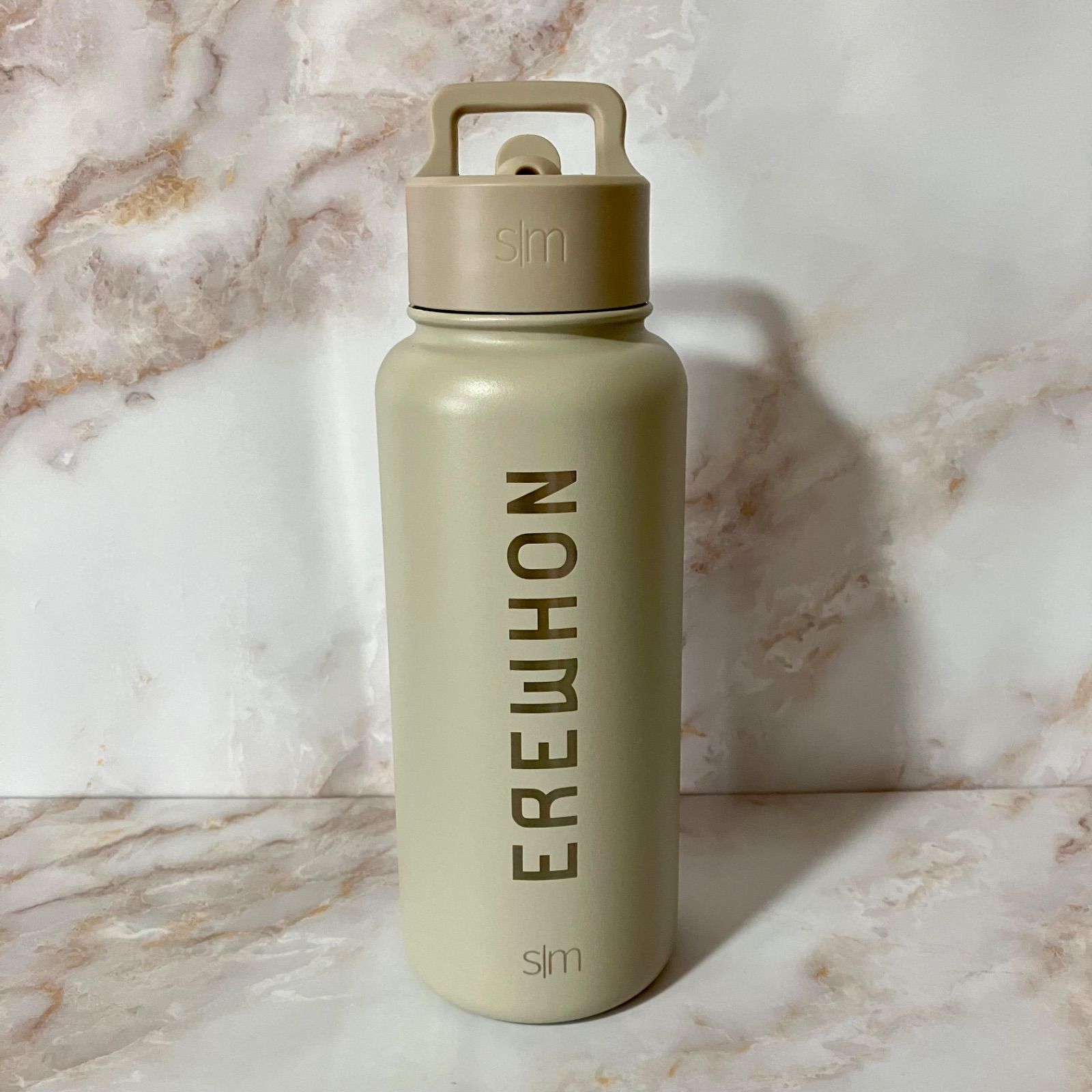 【日本未発売】 海外限定 高級オーガニックスーパー EREWHON ドリンクタンブラー アーモンドバーチ