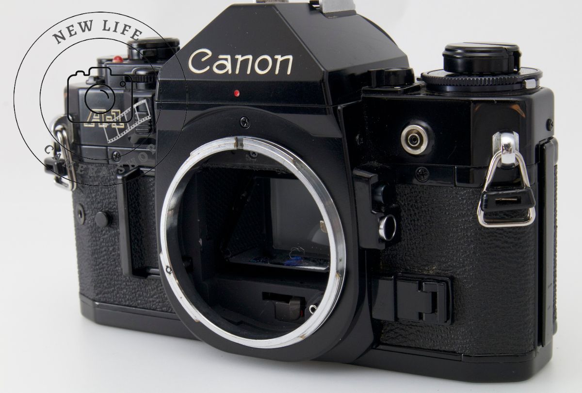 動作好調 キャノン Canon A-1 Black 35mm フィルム 一眼レフ カメラ ボディ Film Camera Body 7680
