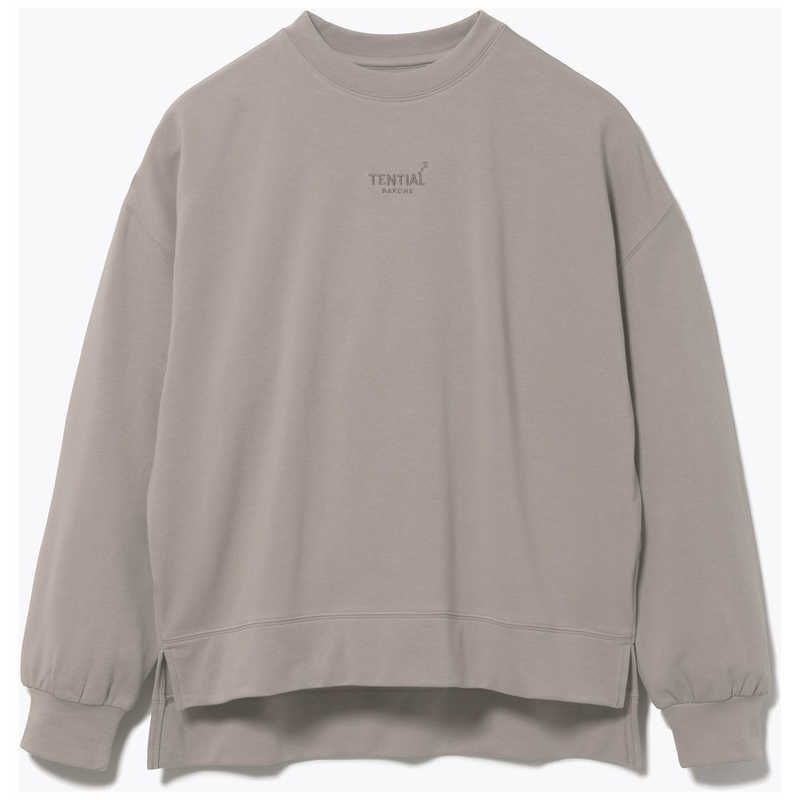 Tential BAKUNE レディース M グレー　スウェットシャツ BAKUNE RECOVERY WEAR Ladies Sweat Shirt（ルームウェア