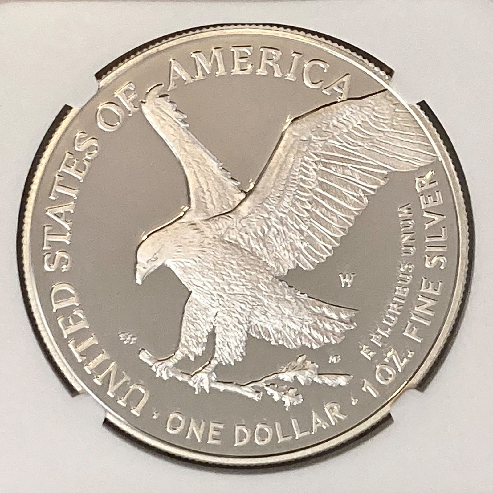 2023年 アメリカ　イーグル銀貨　1ドル 値下げしました】NGC社最高鑑定☆2023年アメリカ1ドル イーグル