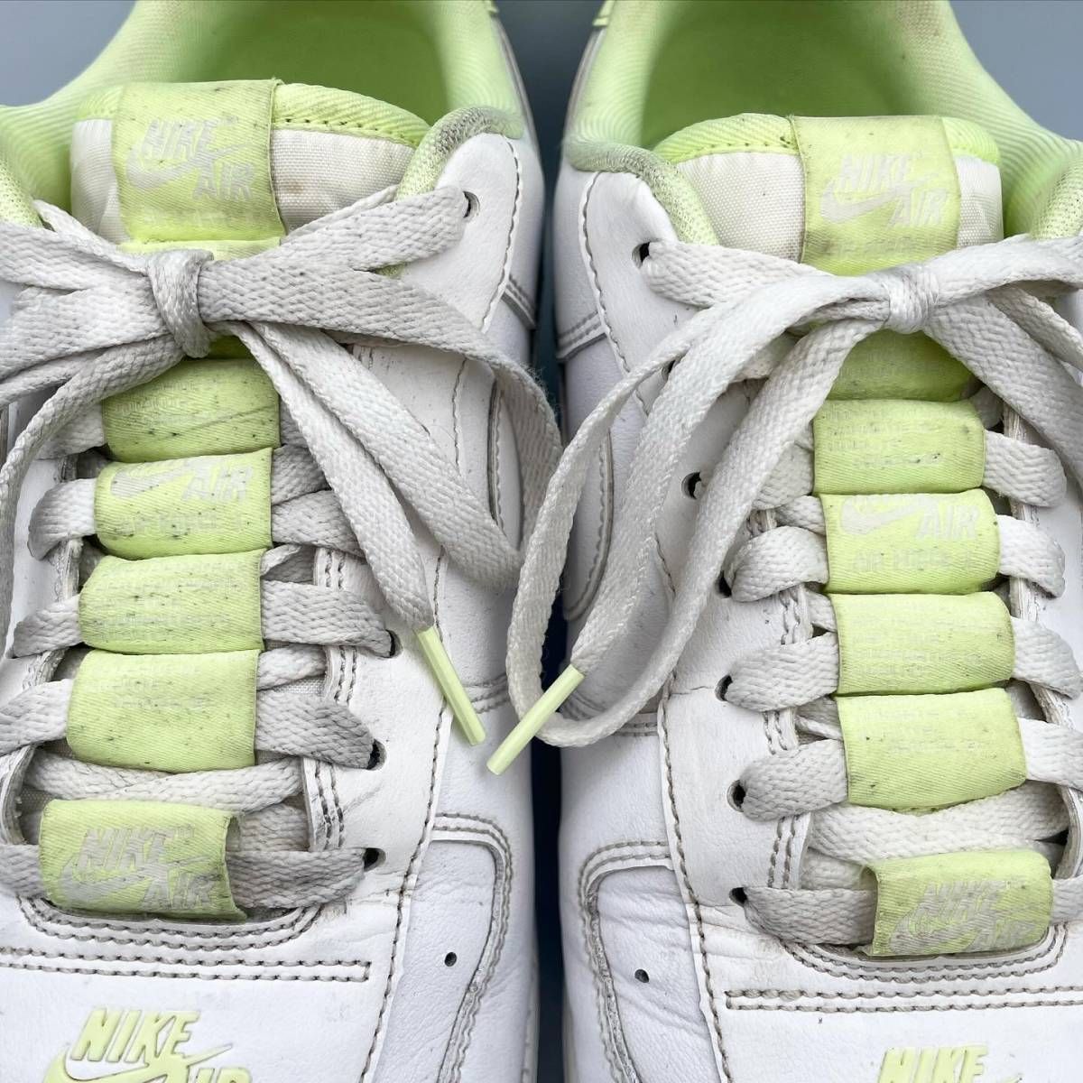 NIKE Air Force 1 Low Double Air Low White Barely Volt サイズ
