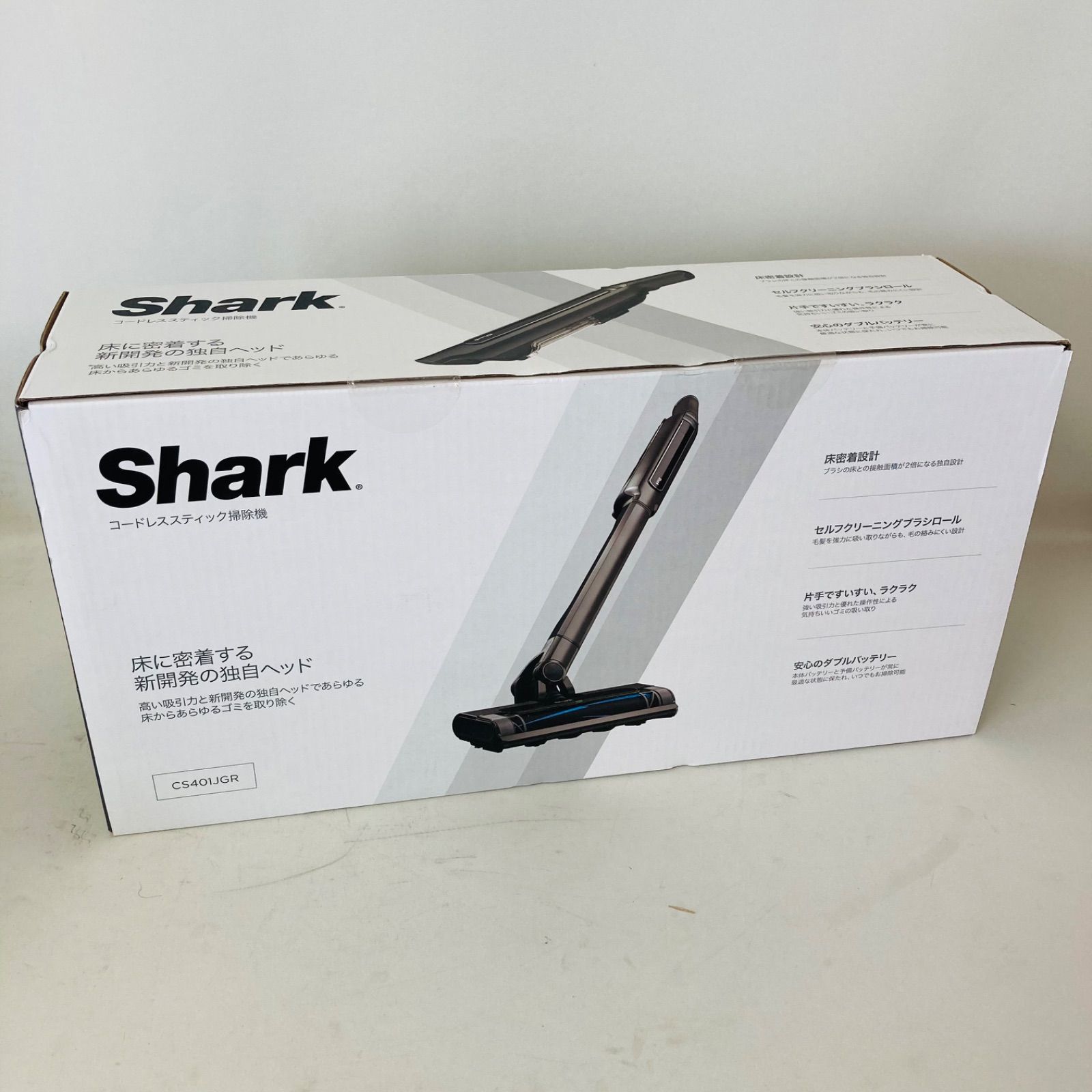 Shark CS401JGR コードレススティッククリーナー 新品未開封品 - メルカリ