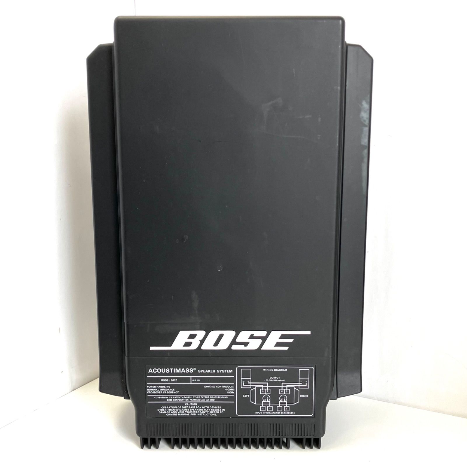 BOSE 501Z ウーファーのみ 08067】 BOSE 501Z CUBE SPEAKER SYSTEM セット - メルカリ