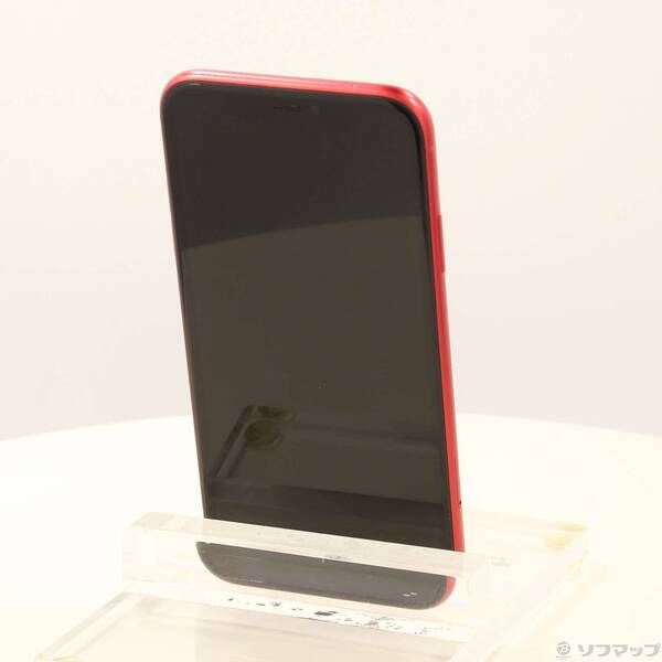 中古品〕 iPhone11 128GB プロダクトレッド MWM32J／A SIMフリー