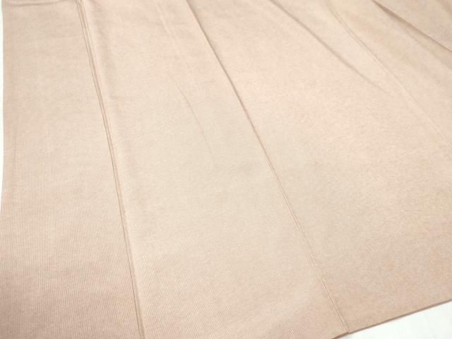 平和屋着物○江戸小紋 寺山存男 万筋 梅染色×絹鼠