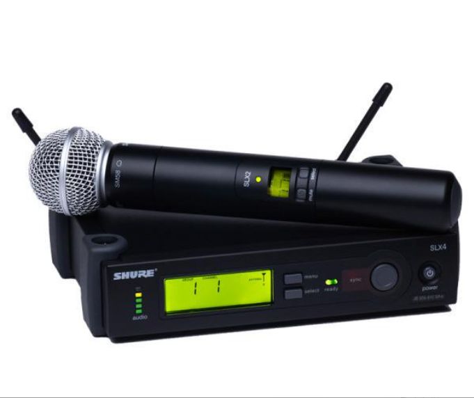 ワイヤレスマイクシステム SHURE SLX24/SM58