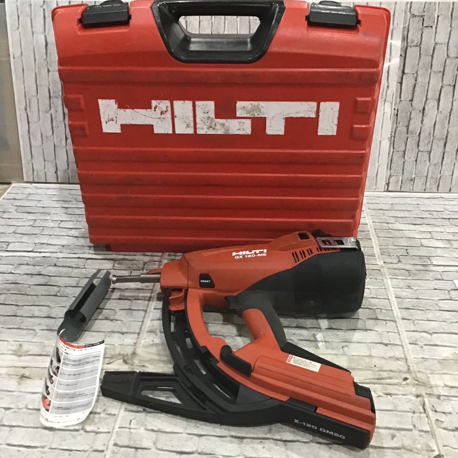 〇ヒルティ(HILTI) ガス式鋲打機 GX120-ME 電気・機械設備用 〇ヒルティ(HILTI) ガス式鋲打機 GX120-ME 電気・機械設備用