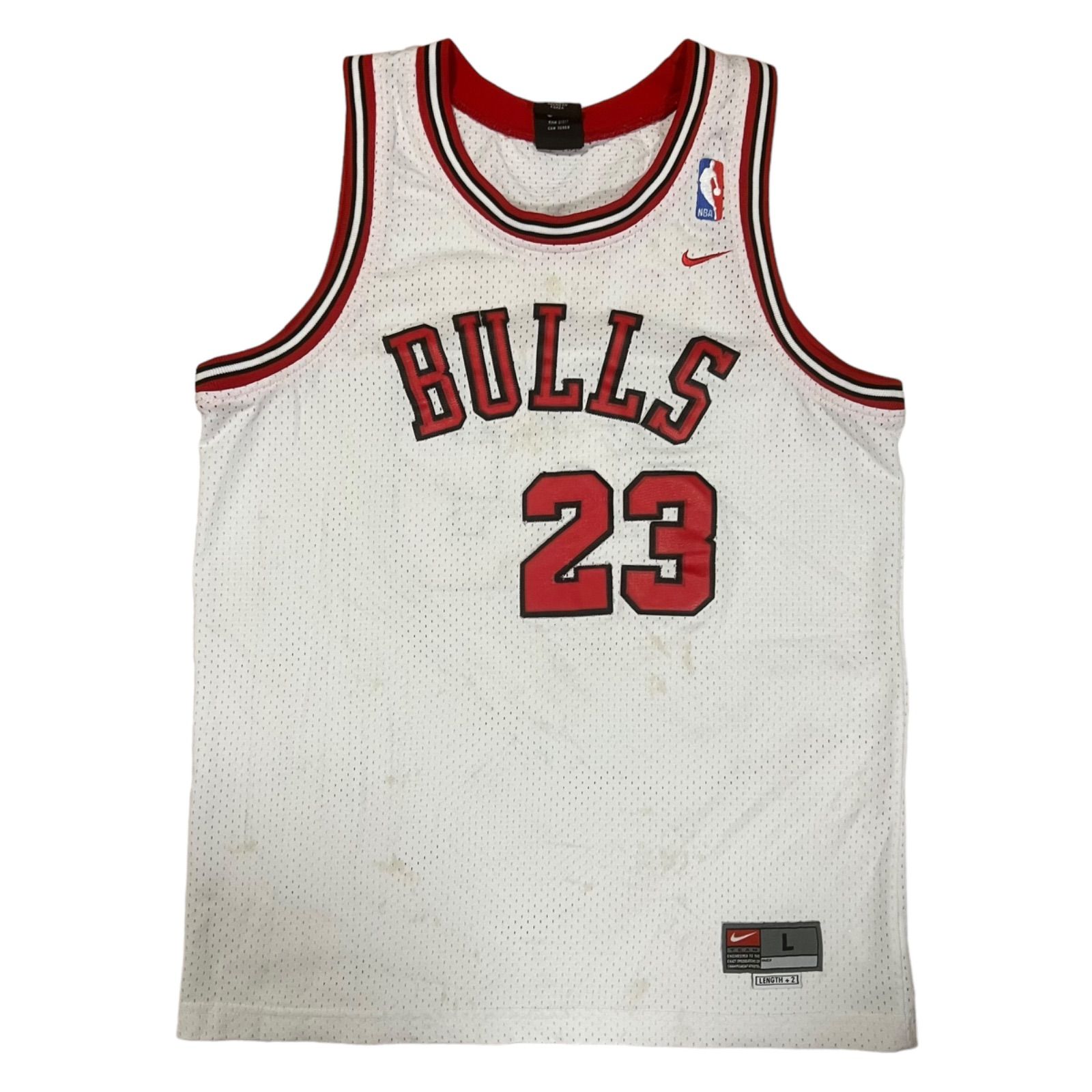 NIKE ナイキ タンクトップ バスケット ブルズ ユニフォーム 新品未使用 XL 極美品 Supreme Nike NBA Teams Authentic Jersey White M
