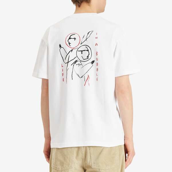 POWELLPERALT メンズスケートTシャツ ホワイト　Lサイズ POWELL パウエル・ペラルタ PERALTA RIPPER S/S T-SHIRT Tシャツ