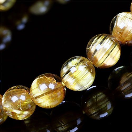 K1786〕約7.8mm 最高品質 キャッツアイタイチンルチルクォーツ