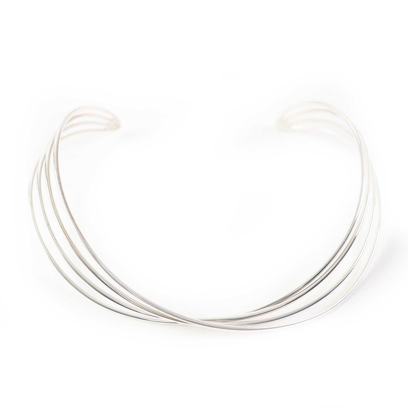 美品◎Georg Jensen ジョージジェンセン 555 アライアンス チョーカー  