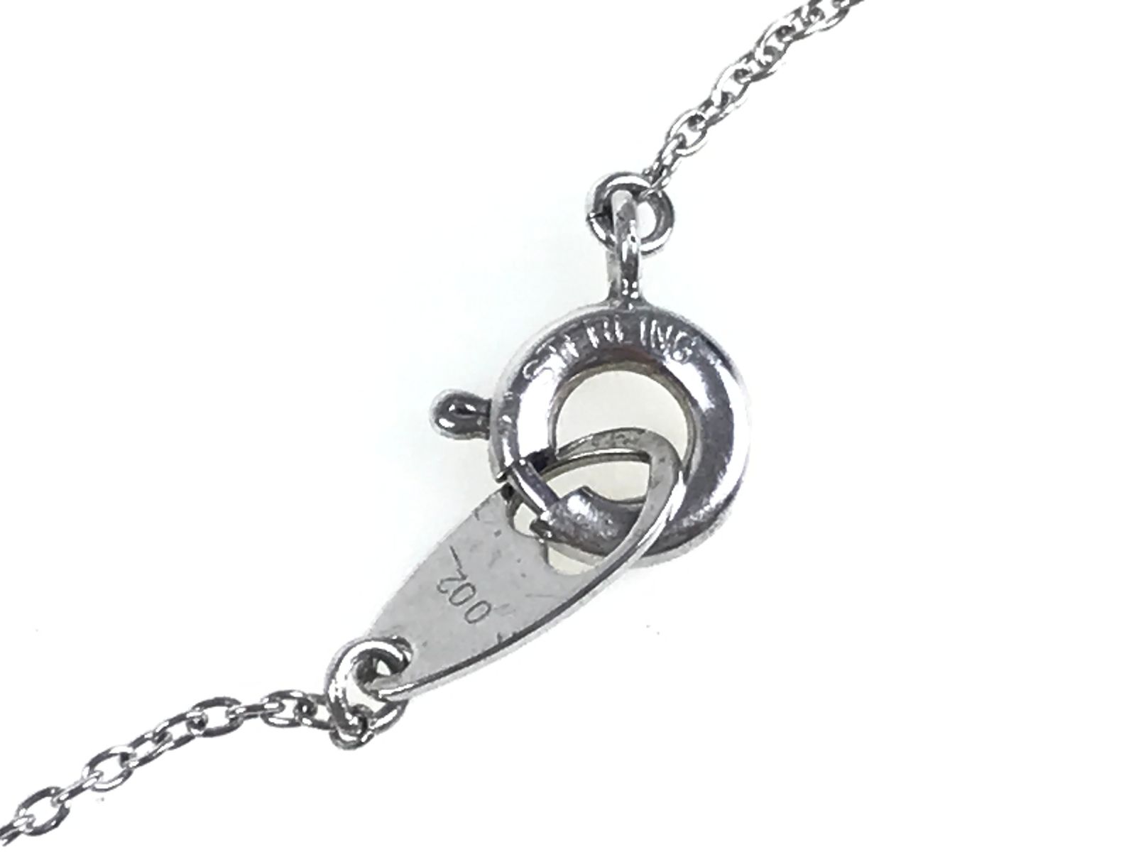 スタージュエリーガール　スマイリーフェイス ネックレス　ダイヤ0.02 10k スタージュエリーガール スマイリーフェイス ネックレス ダイヤ