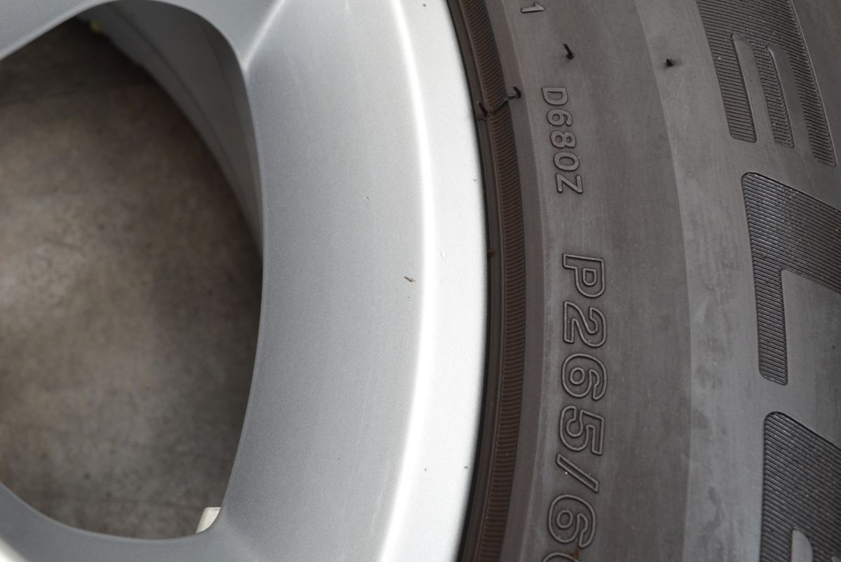 トップス メルセデスベンツ W463 Gクラス 純正 18in 7.5J 43 PCD130 ブリヂストン デューラー H P 265 60R18 G350d G550 A4634012502