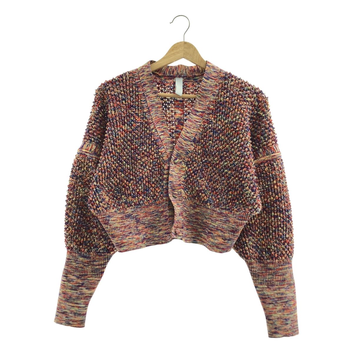 CFCL | シーエフシーエル | 2025AW | LATTICE KNIKAT CROPPED CARDIGAN | カーディガン | F | マルチカラー | レディース