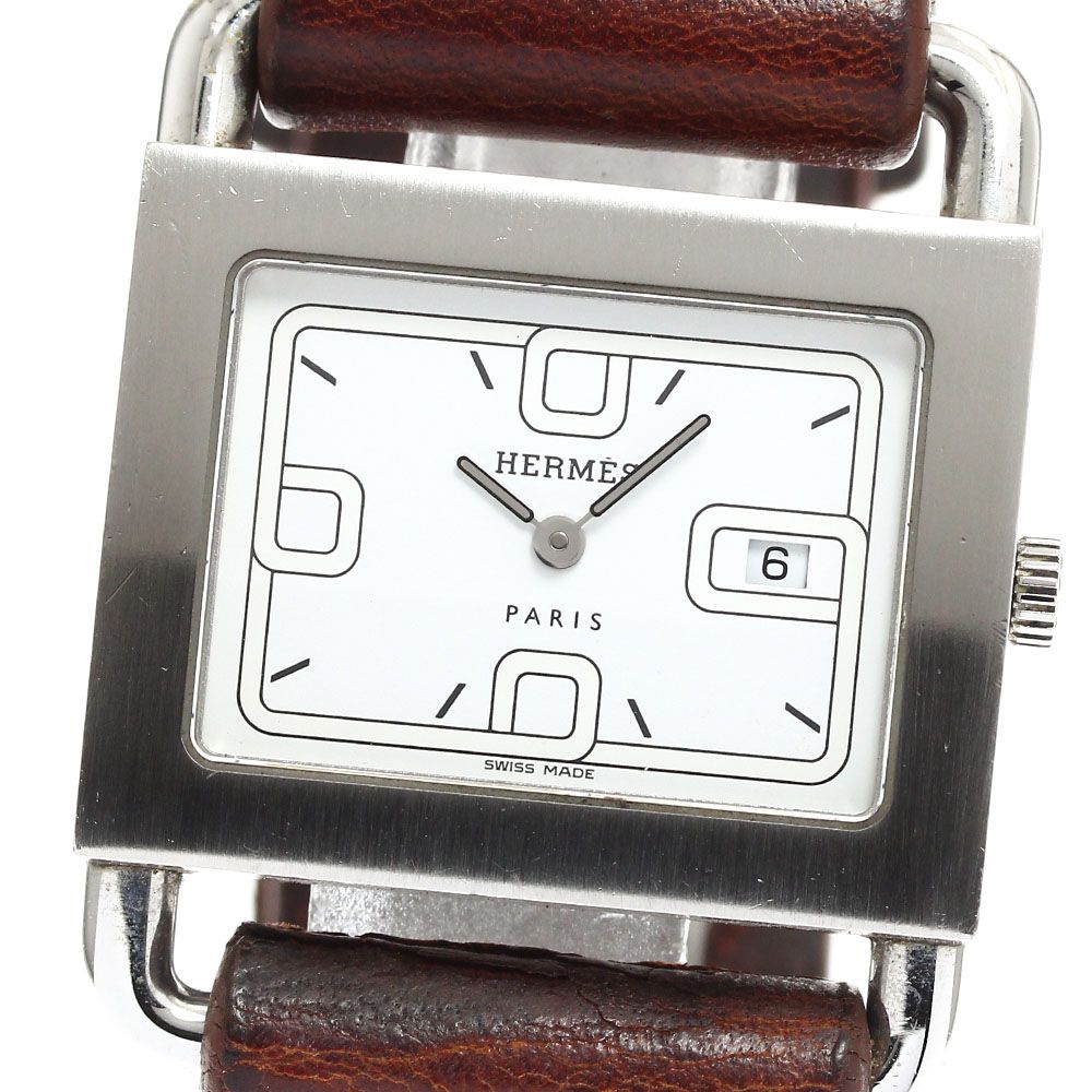 エルメス HERMES BA1.510 バレニア デイト クォーツ レディースベルト  