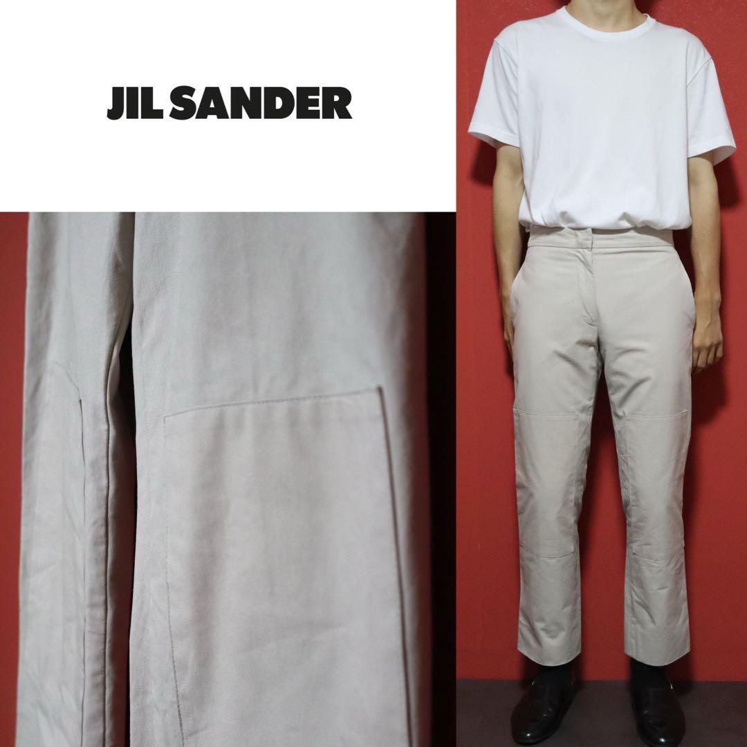 JIL SANDER ジルサンダー ニーパッチデザイン チノパン