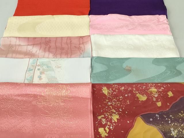 平和屋着物 和装小物 帯揚げ10枚 正絹 DAAV8165by