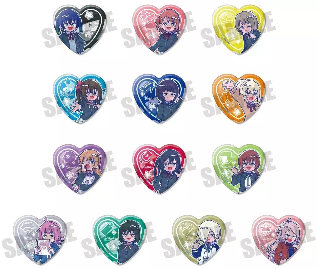 新品】バッジ・ビンズ 【BOX】ラブライブ!虹ヶ咲学園スクールアイドル