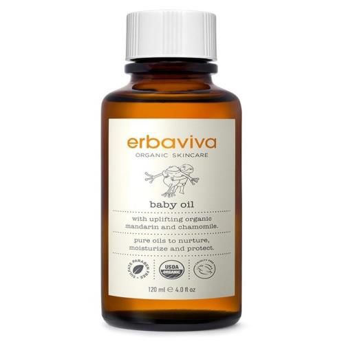 erbaviva エルバビーバ ベビーオイル 全身用 120ml 赤ちゃん 保湿 マッサージ 新生児 オーガニック EV2983