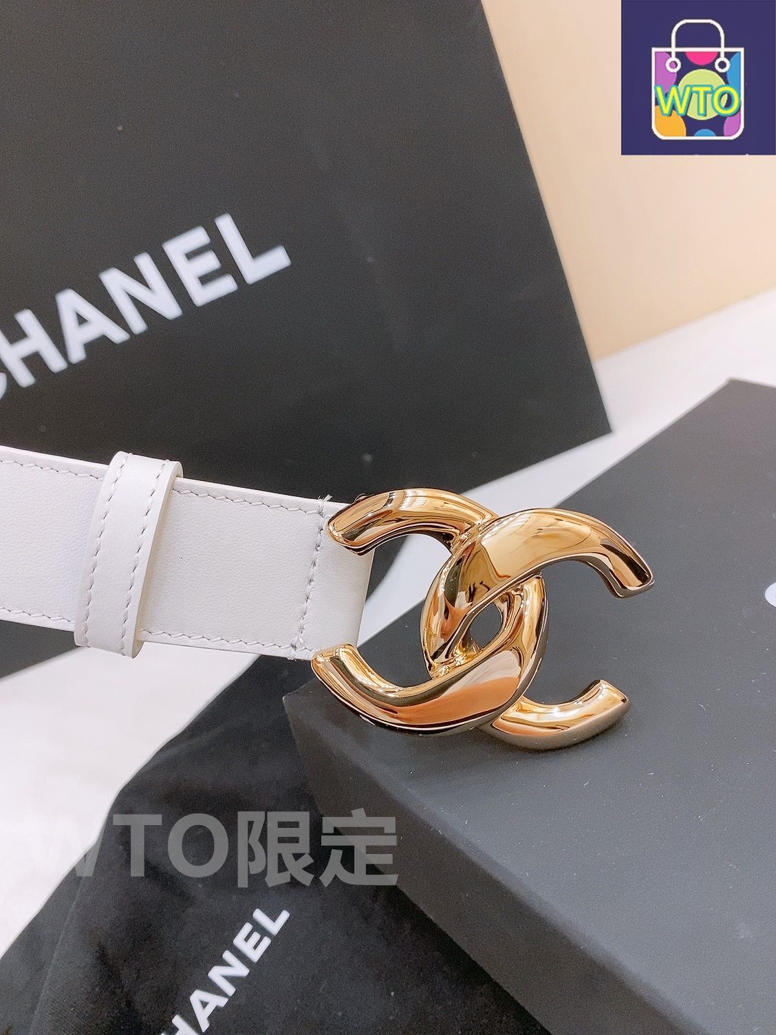 今日特価】Chanel Double C レザーベルト - メルカリ