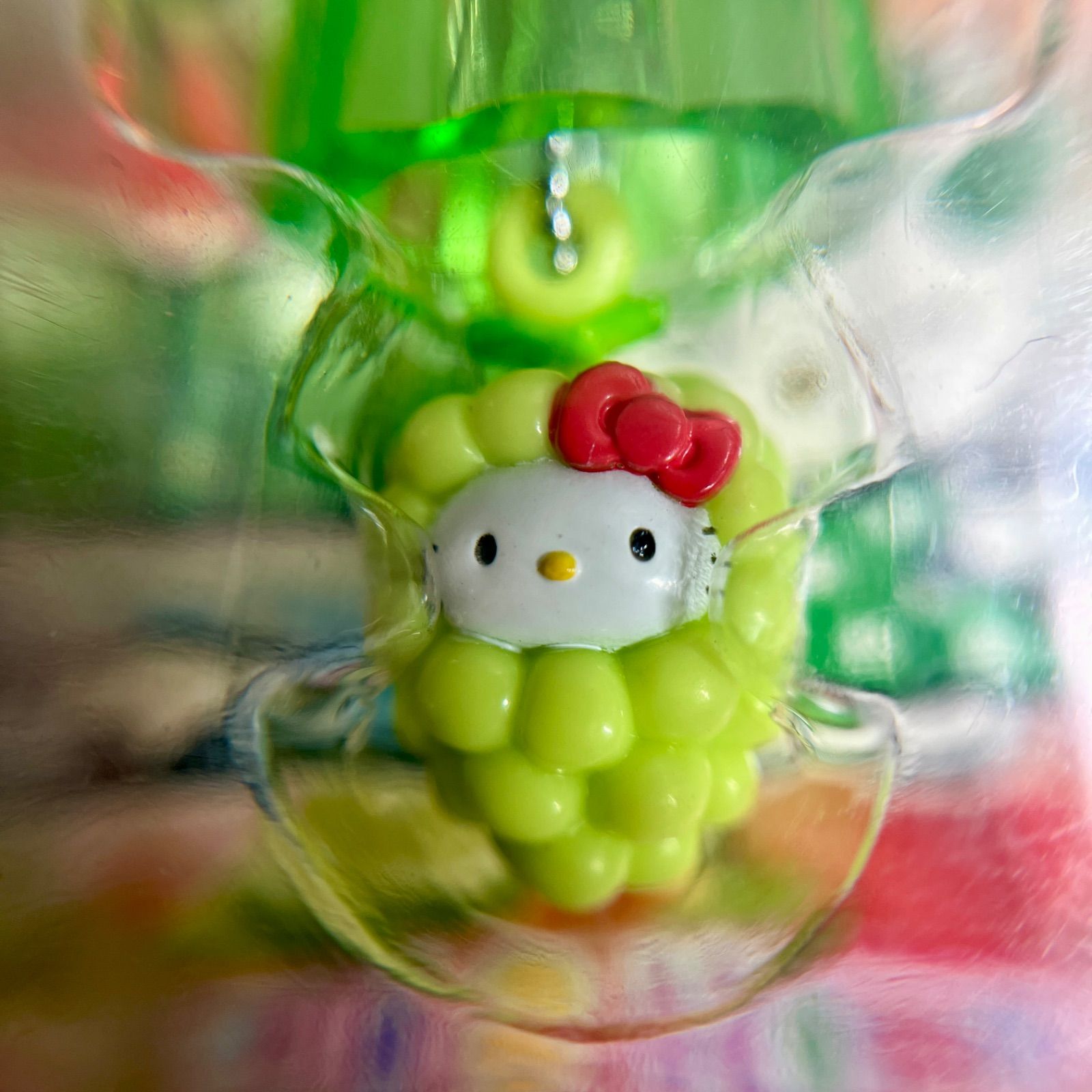 ハローキティ ご当地 フルーツゼリー マスカット ファスナーマスコット